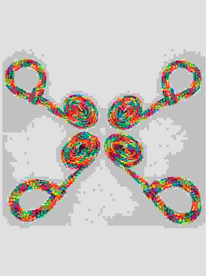 Bondage Boutique Rainbow Soft Rope Restraints, Rainbow, hi-res
